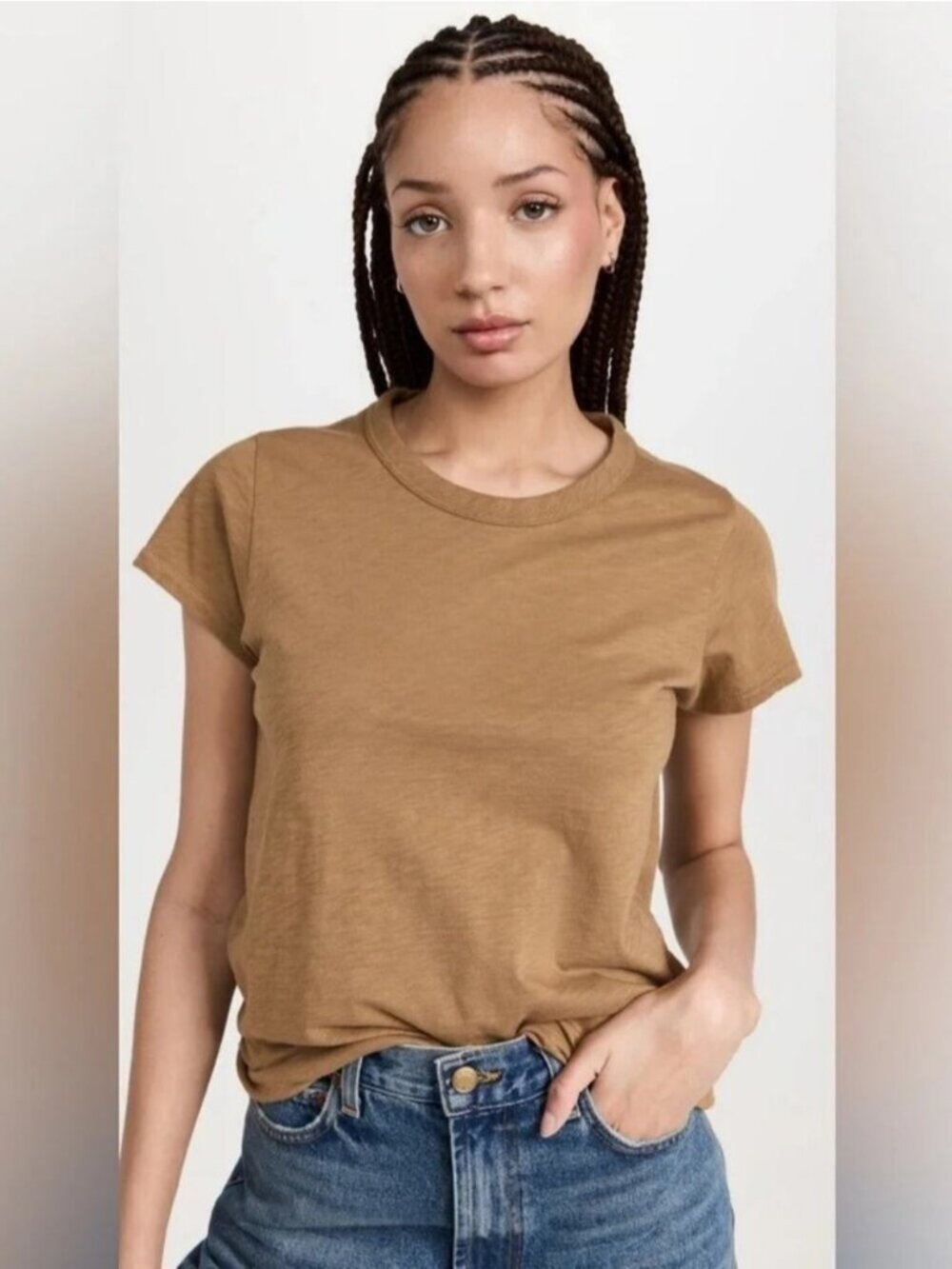 RAG & BONE Pima Cotton Crew Tee Size Medium